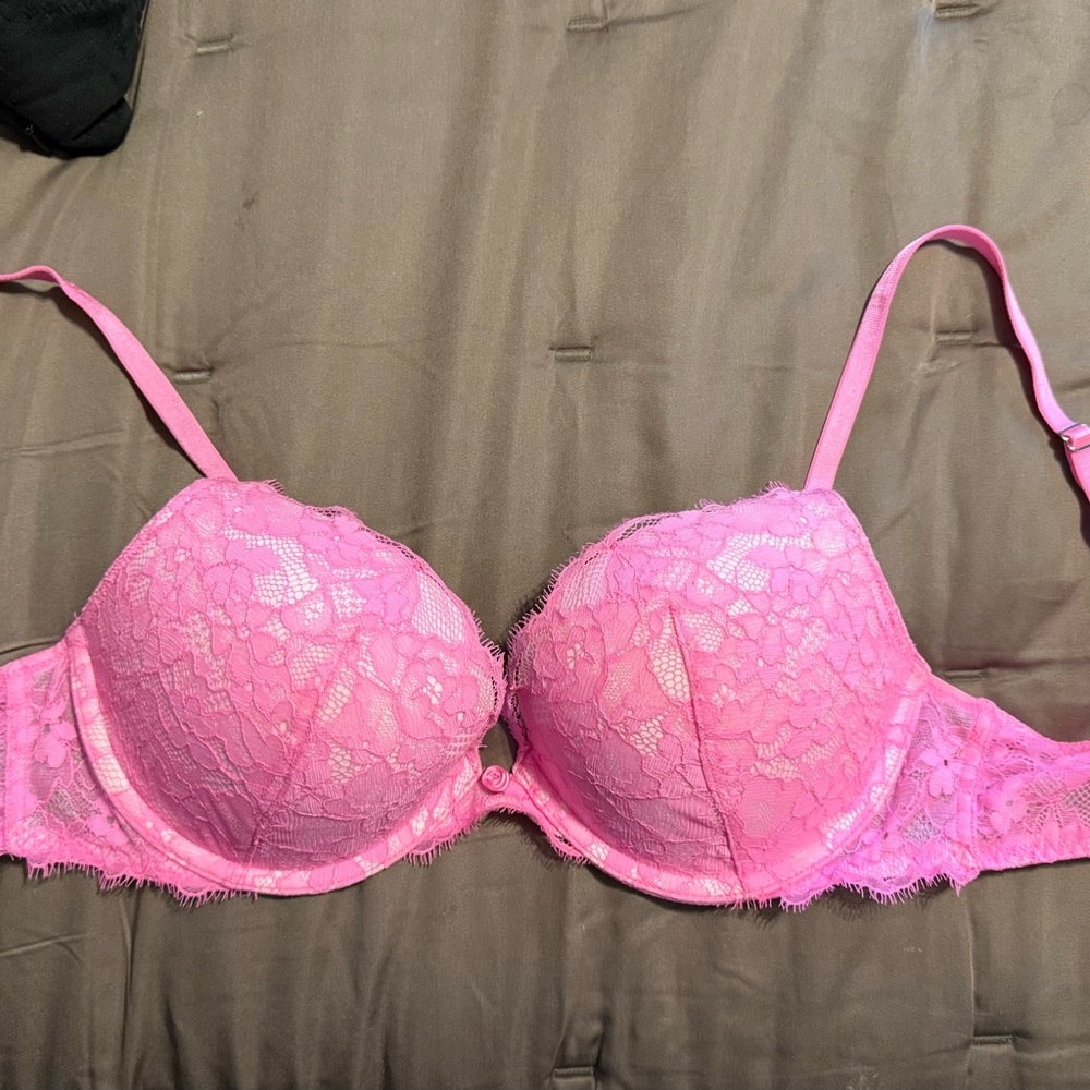 Victoria's Secret Pink Lace Bra with Underwire Support